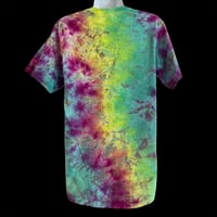 Image 2 of RAINBOW CRUSH HOLOGRAPHIC STEALIE TIE DYE TEE SIZE SMALL