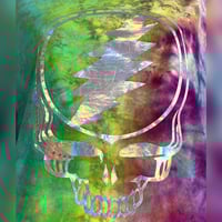 Image 3 of RAINBOW CRUSH HOLOGRAPHIC STEALIE TIE DYE TEE SIZE SMALL