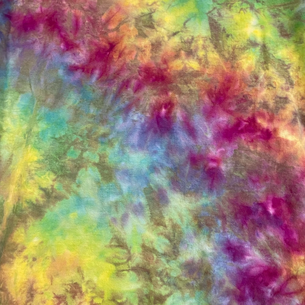 RAINBOW CRUSH STEALIE TIE DYE TEE SIZE 2XL