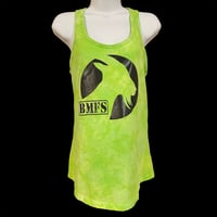 Image 1 of GREEN CRUSH BMFS TIE DYE TANK TOP WOMEN'S SIZE MEDIUM