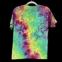 Image 2 of RAINBOW CRUSH STEALIE TIE DYE YOUTH TEE SIZE LARGE