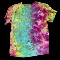 Image 2 of RAINBOW CRUSH STEALIE TIE DYE YOUTH TEE SIZE SMALL