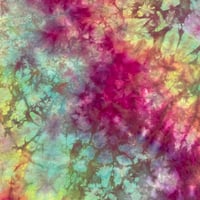 Image 4 of RAINBOW CRUSH STEALIE TIE DYE YOUTH TEE SIZE XS