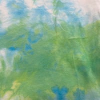 Image 2 of GREEN CRUSH TIE DYE BIKE SHORTS WOMEN'S SIZE LARGE