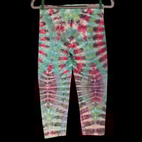 Image 2 of SHERBERT WIGGLE TIE DYE CAPRI LEGGINGS WOMEN'S SIZE SMALL