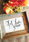 V1 Let Love Grow Wedding Sign