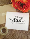 To my dad my role model, on my wedding day