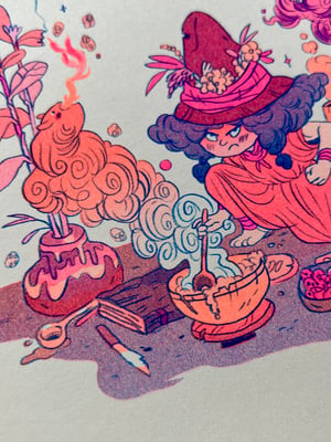 Witch Cook - Large New Riso Print