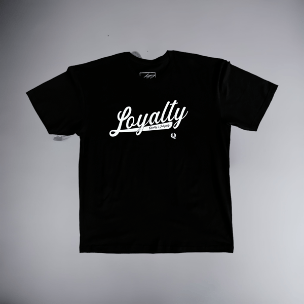 Image of CLASSIC LOYALTY T-SHIRT (BLACK)