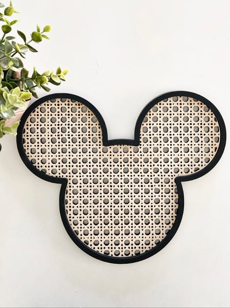 Image of Rattan Mickey Head