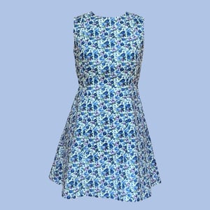 Image of Marcia Dress - Blue + Lilac floral