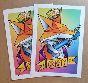 Image of "Crafty" A3 giclée print