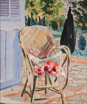 20th Century Swedish School ‘Flowers on the Garden Chair’ 