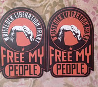 Wristlock Liberation rectangle sticker 