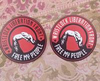 Wristlock Liberation round sticker 