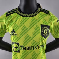 Image 2 of Manchester United 22/23 Third Kids Kit