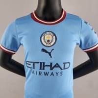 Image 2 of Manchester City 22/23 Home Kids Kit