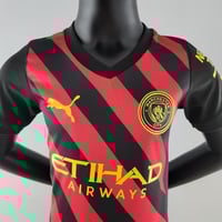 Image 2 of Manchester City 22/23 Away Kids Kit