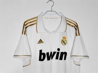 Image 3 of Real Madrid 11/12 Home Retro Jersey
