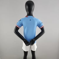 Image 4 of Manchester City 22/23 Home Kids Kit