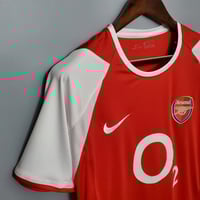 Image 4 of Arsenal Retro 02/04 Home Jersey
