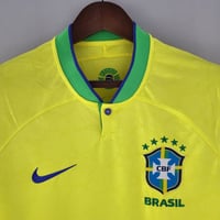 Image 3 of Brazil World Cup 2022 Home Jersey