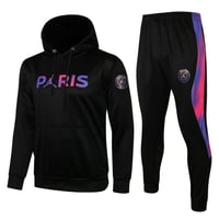 Image 1 of PSG 'PARIS' Hoodie Tracksuit (Black/Purple/Pink)