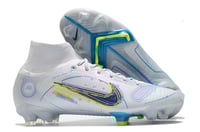 Image 1 of Nike Mercurial Superfly 8 Elite DF FG (Light Grey) Football Boots