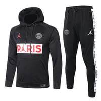 Image 1 of PSG x Jordan Hoodie Tracksuit (Black/White/Red)