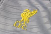 Image 3 of Liverpool 1/4 Zip Training Tracksuit (Grey/Yellow)