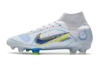 Image 3 of Nike Mercurial Superfly 8 Elite DF FG (Light Grey) Football Boots