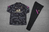 Image 3 of PSG x Jordan 1/4 Zip Tracksuit Paris (Black/Pink)