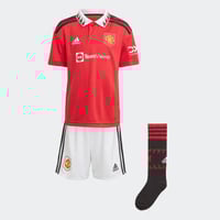 Image 1 of Manchester United 22/23 Home Kids Kit
