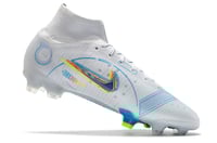 Image 4 of Nike Mercurial Superfly 8 Elite DF FG (Light Grey) Football Boots