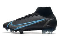 Image 3 of Nike Mercurial Superfly 8 Elite FG (Black/Blue) Football Boots
