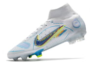 Image 5 of Nike Mercurial Superfly 8 Elite DF FG (Light Grey) Football Boots