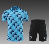Image 1 of Juventus Training Short Set / Kit (Blue &amp; Black)