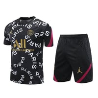 Image 1 of PSG Training Short Set / Kit Paris (Black & White)