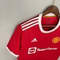 Image 4 of Manchester United 21/22 Home Jersey