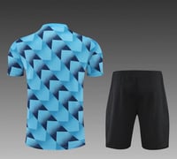Image 2 of Juventus Training Short Set / Kit (Blue &amp; Black)