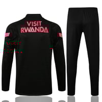 Image 2 of PSG 1/4 Zip Tracksuit (Black/Pink)