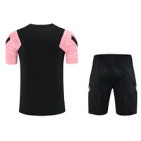 Image 2 of PSG Training Short Set / Kit (Black & Pink)