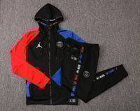 Image 3 of PSG x Jordan Hoodie Tracksuit (Black/Red/Blue)