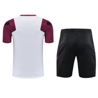 Image 2 of PSG Training Short Set / Kit (White & Purple)
