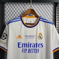 Image 3 of Real Madrid 21/22 Home UCL Final Jersey