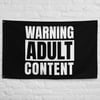 Adult Content Wall Flag