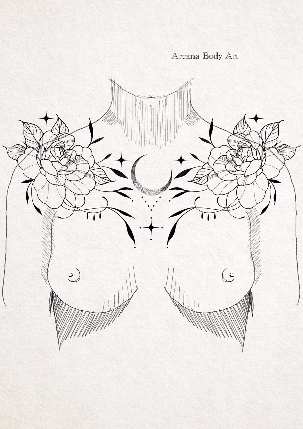 Image of Gothique minimal ornement chest