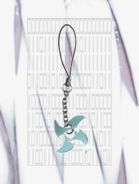 Image 1 of NINJA STAR PHONE CHARM
