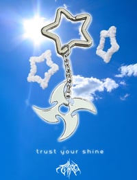 Image 1 of NINJA STAR KEYCHAIN