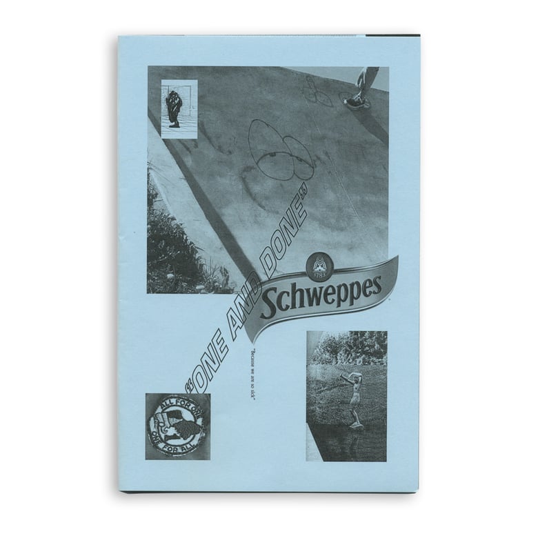 Image of Schweppes Zine | 4th Printing - Ice Blue Edition
